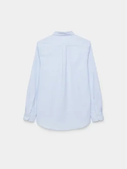 CAMISA OXFORD BASIC CELESTE