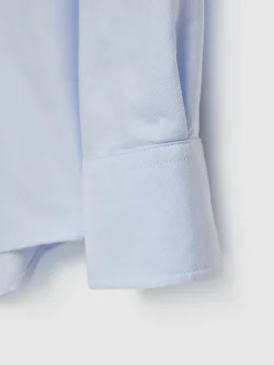 CAMISA OXFORD BASIC CELESTE