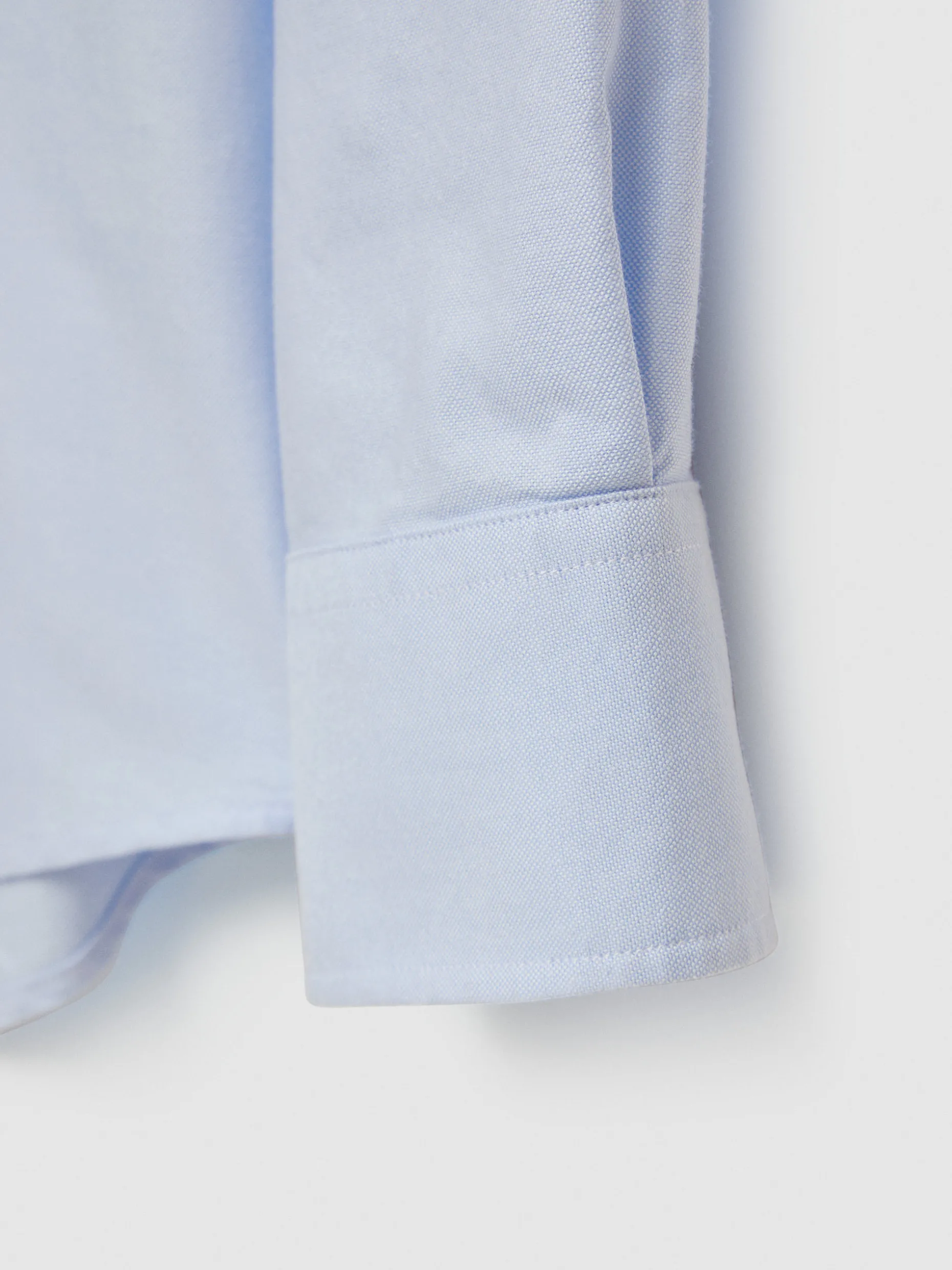 CAMISA OXFORD BASIC CELESTE