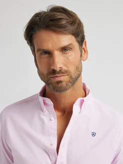 CAMISA OXFORD BASIC ROSA