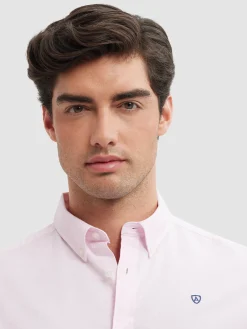 CAMISA OXFORD BASIC ROSA