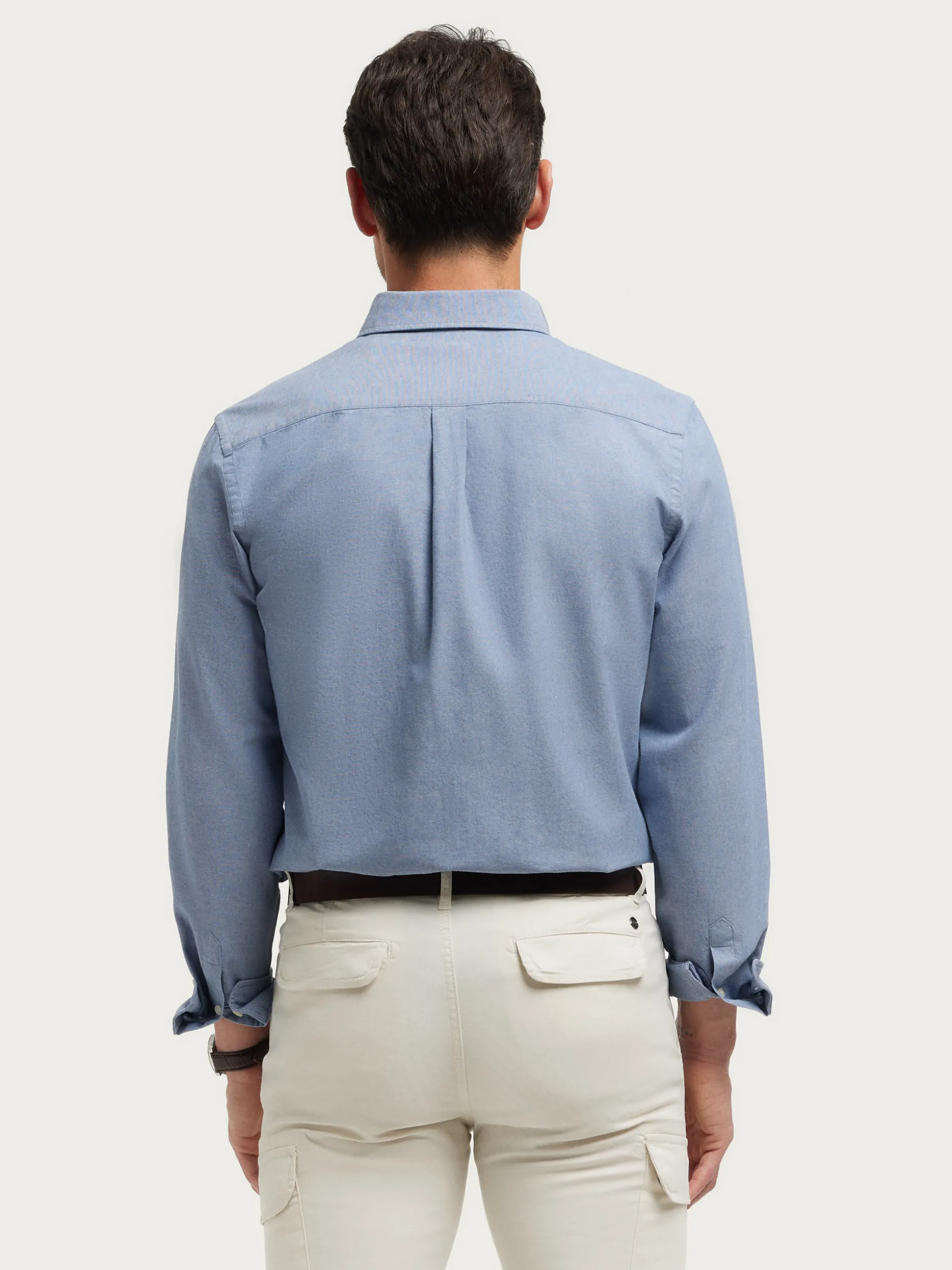 CAMISA OXFORD CHAMBRAY AZUL