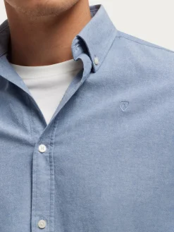 CAMISA OXFORD CHAMBRAY AZUL