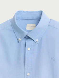 CAMISA OXFORD CHAMBRAY CELESTE