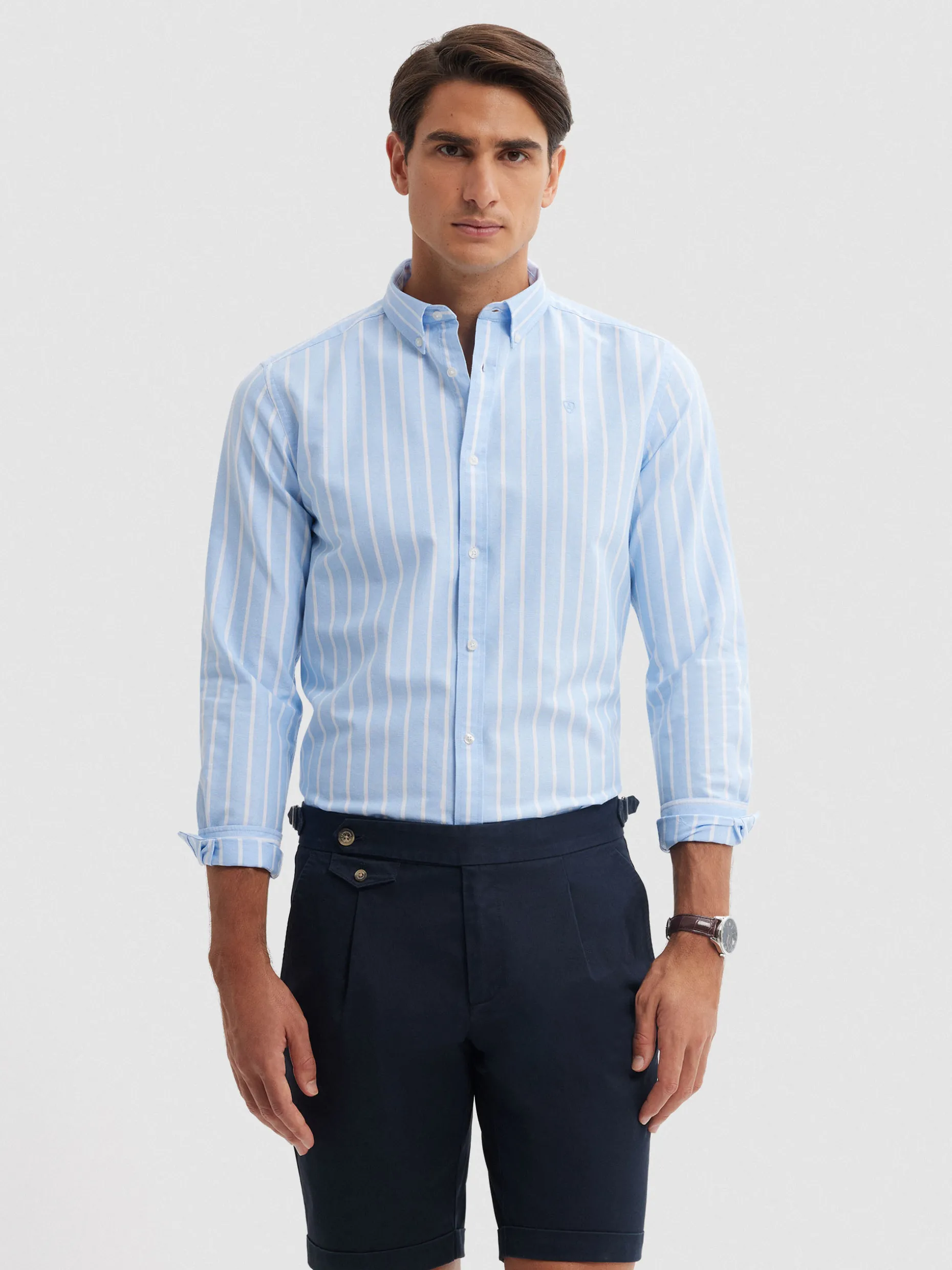 CAMISA OXFORD CLASSIC AZUL