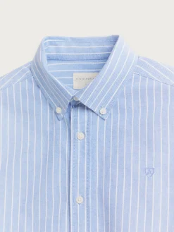 CAMISA OXFORD CLUB AZUL