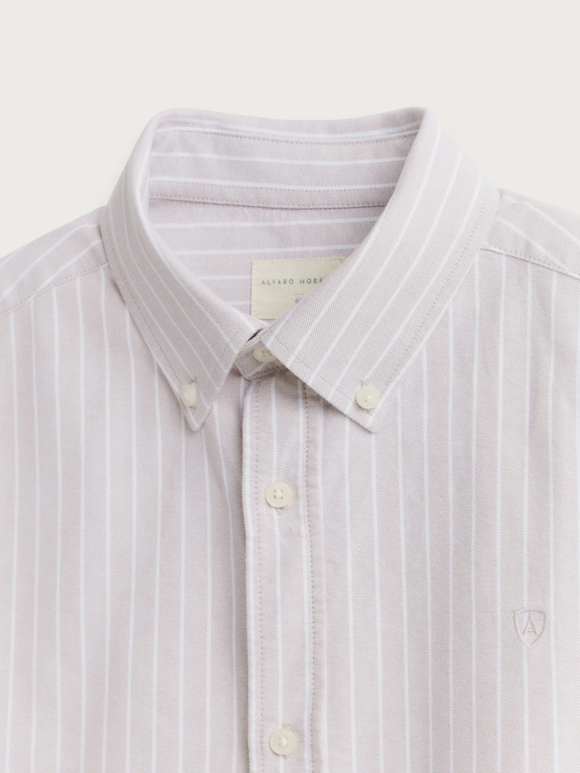 CAMISA OXFORD CLUB BEIGE