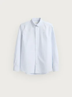 CAMISA OXFORD CLUB CELESTE