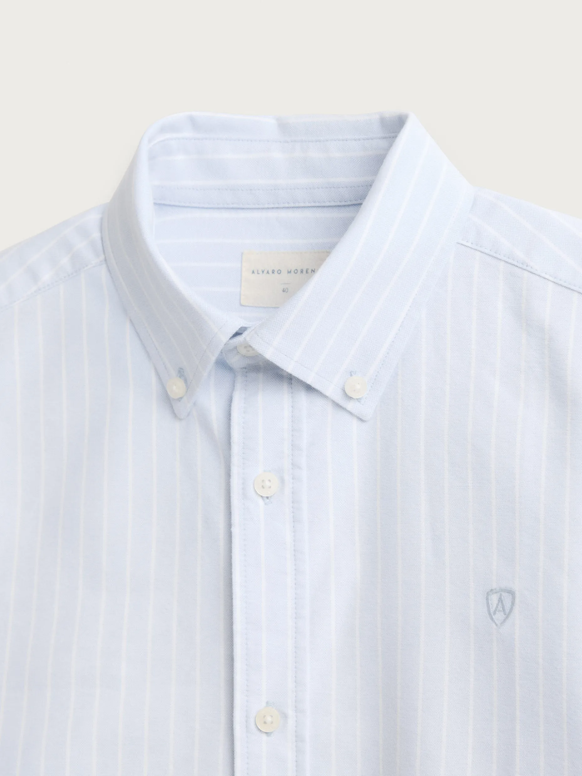 CAMISA OXFORD CLUB CELESTE