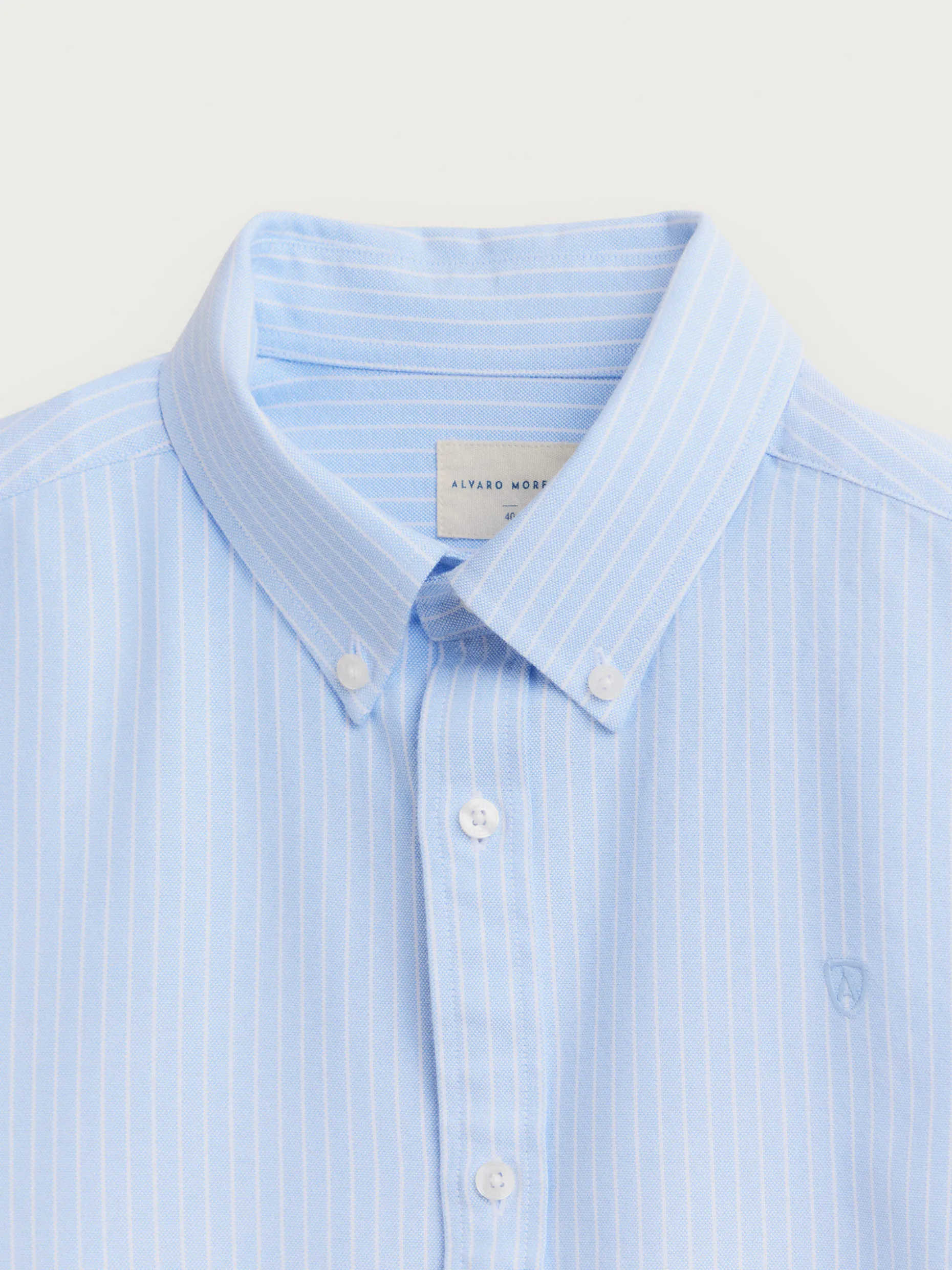 CAMISA OXFORD DIPLO CELESTE