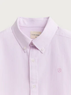 CAMISA OXFORD DIPLO ROSA