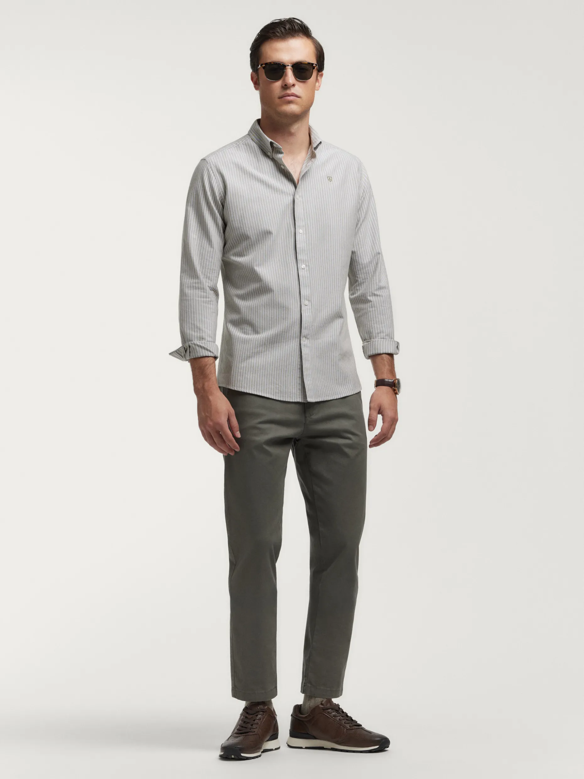 CAMISA OXFORD DIPLO VERDE