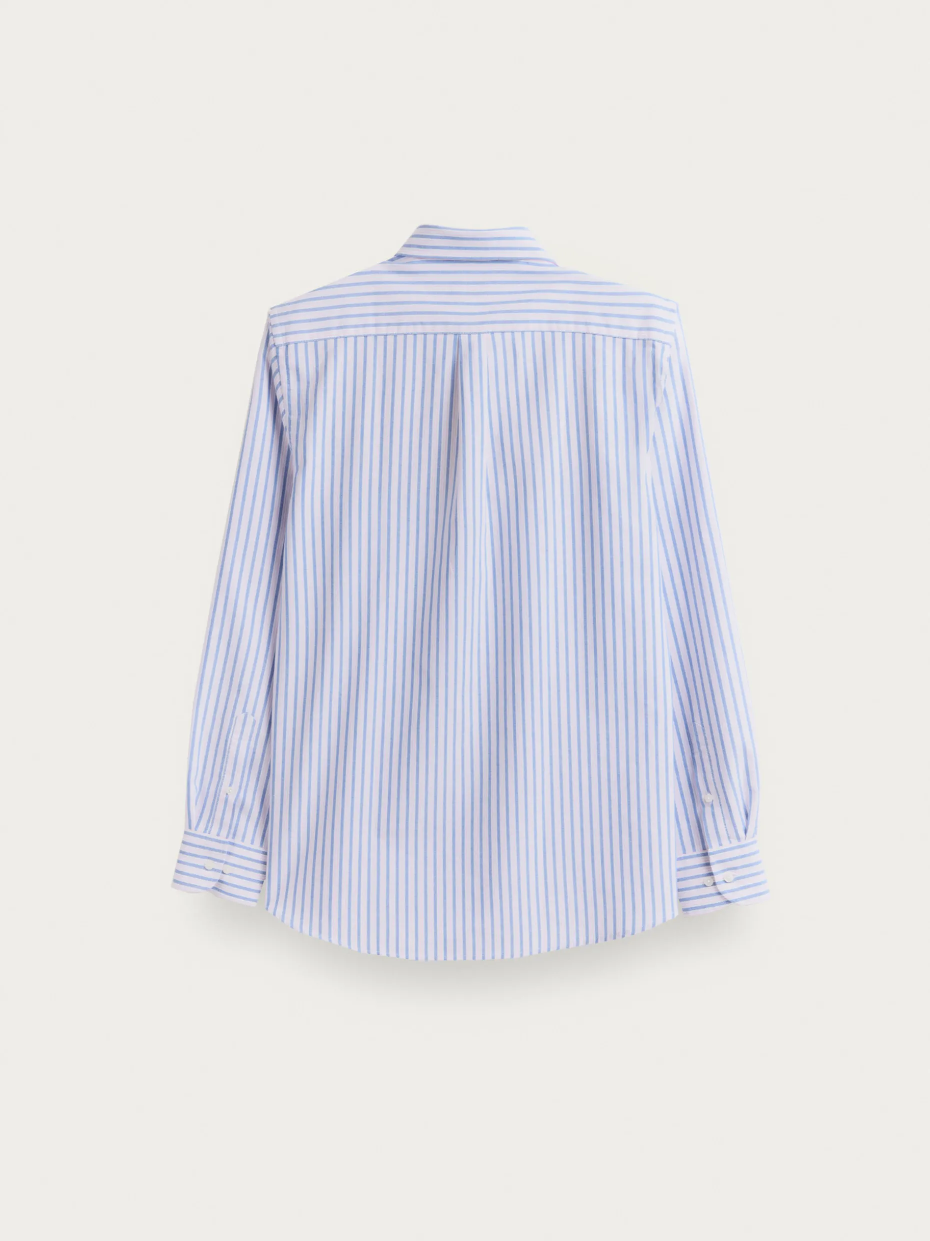 CAMISA OXFORD FANCY STR AZUL