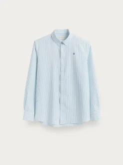 CAMISA OXFORD FANCY STR VERDE