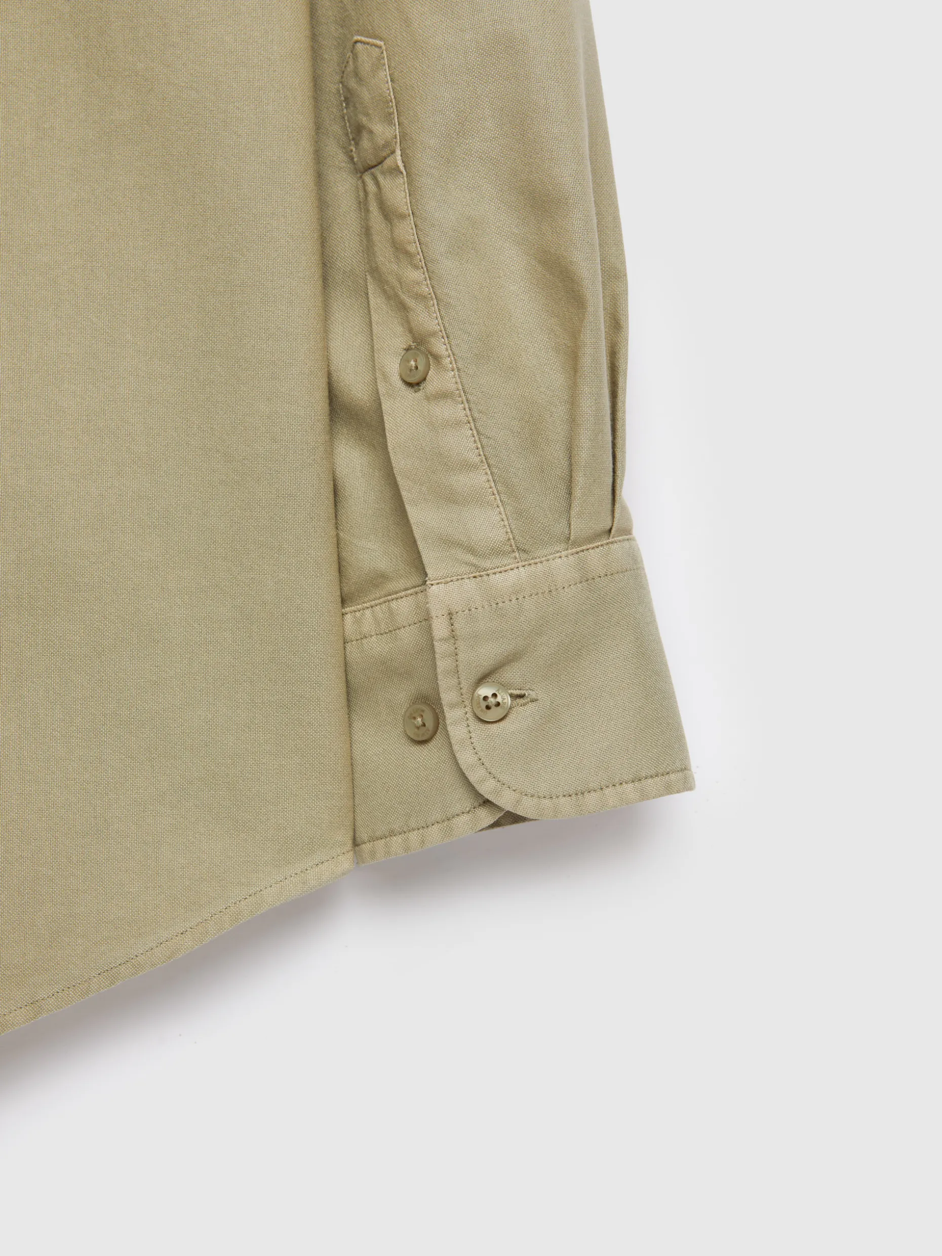 CAMISA OXFORD POCKET DYE VERDE