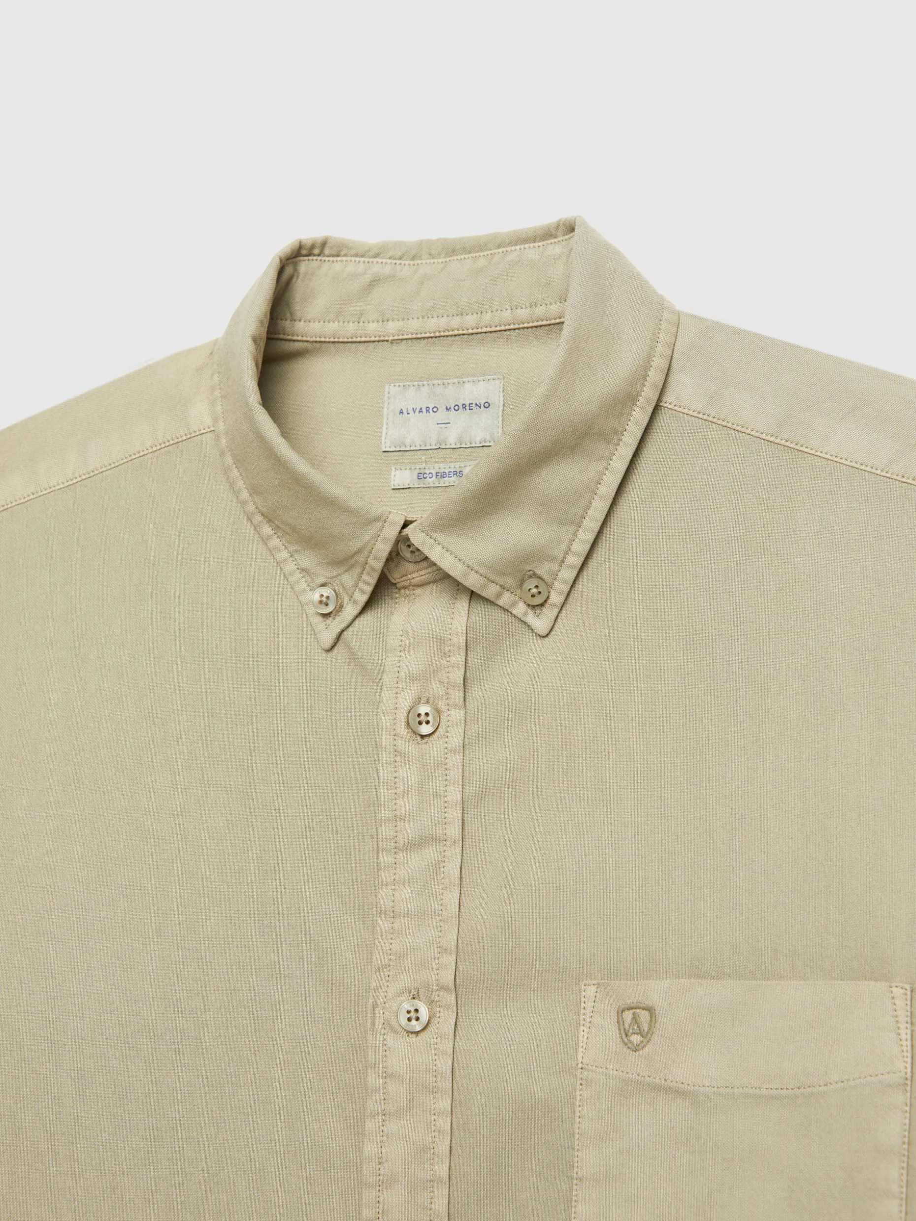 CAMISA OXFORD POCKET DYE VERDE
