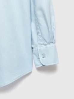 CAMISA OXFORD POCKET DYE CELESTE