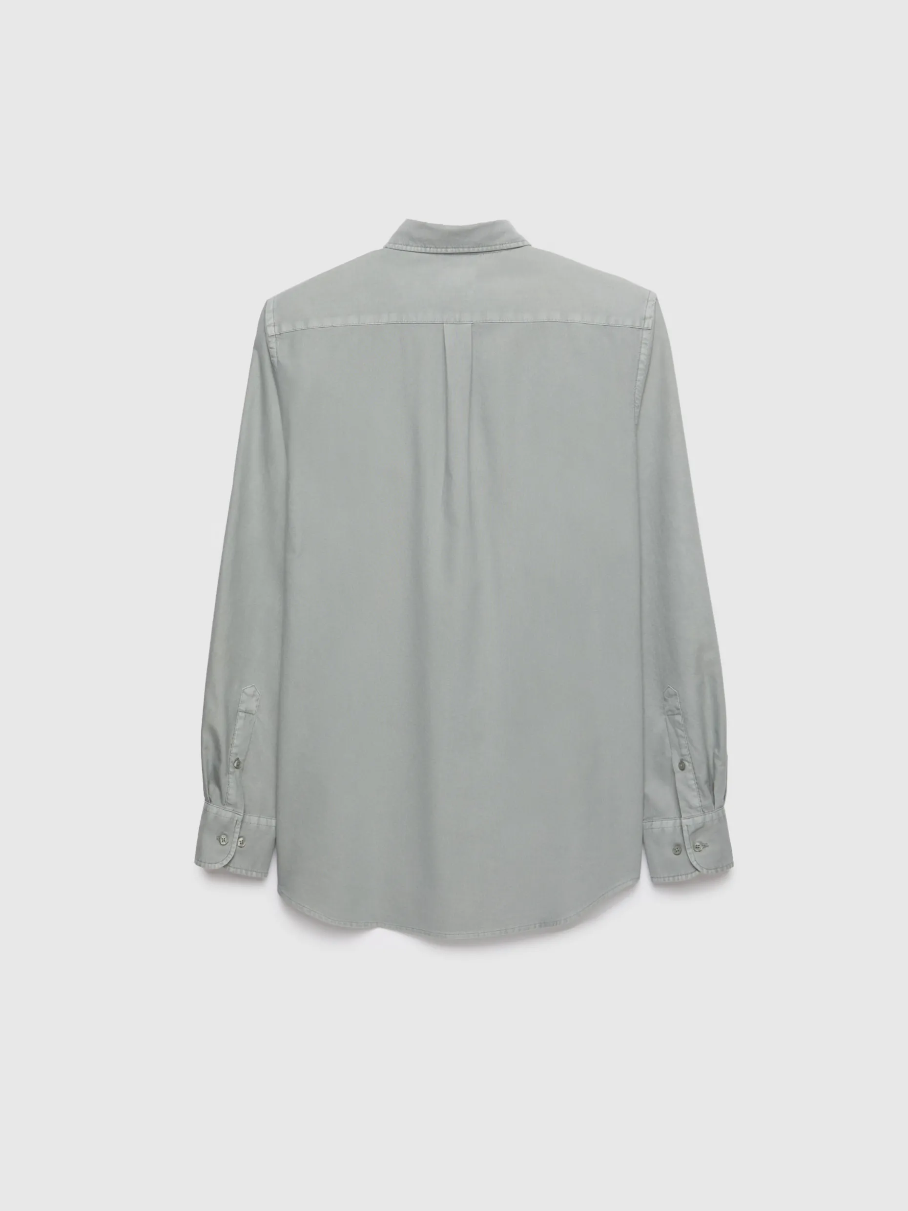CAMISA OXFORD POCKET DYE GRIS