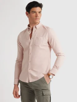 CAMISA OXFORD POCKET DYE ROSA