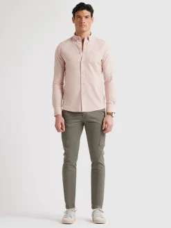 CAMISA OXFORD POCKET DYE ROSA