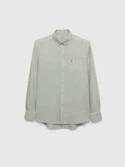 CAMISA OXFORD POCKET DYE VERDE