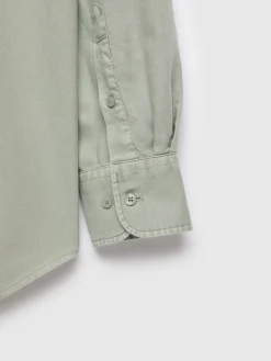 CAMISA OXFORD POCKET DYE VERDE