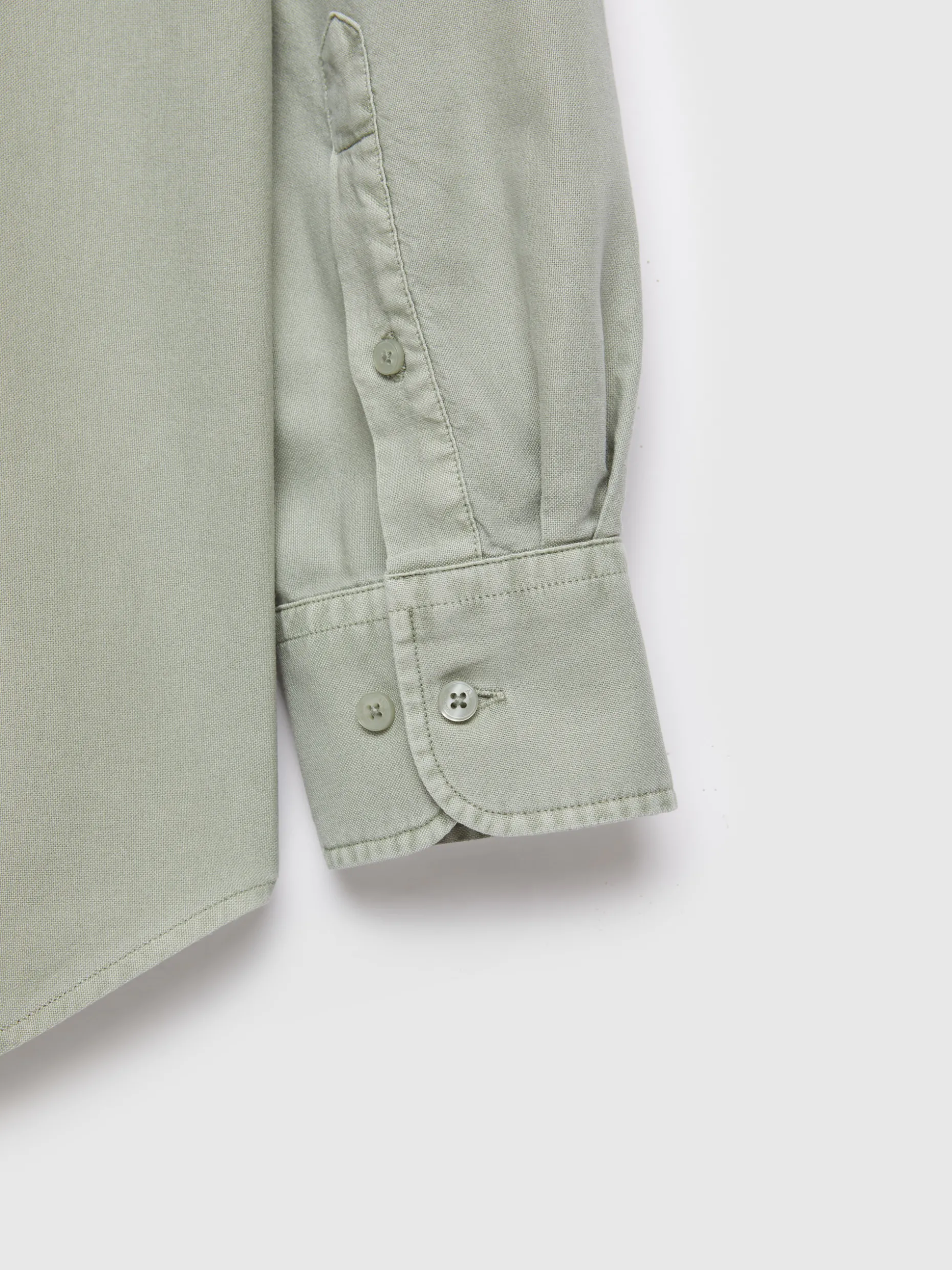 CAMISA OXFORD POCKET DYE VERDE