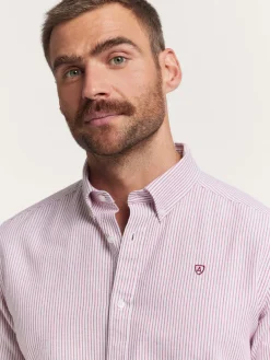 CAMISA OXFORD REGENT BURDEOS