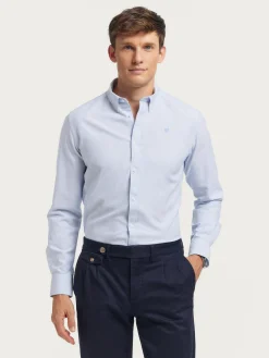CAMISA OXFORD REGENT CELESTE