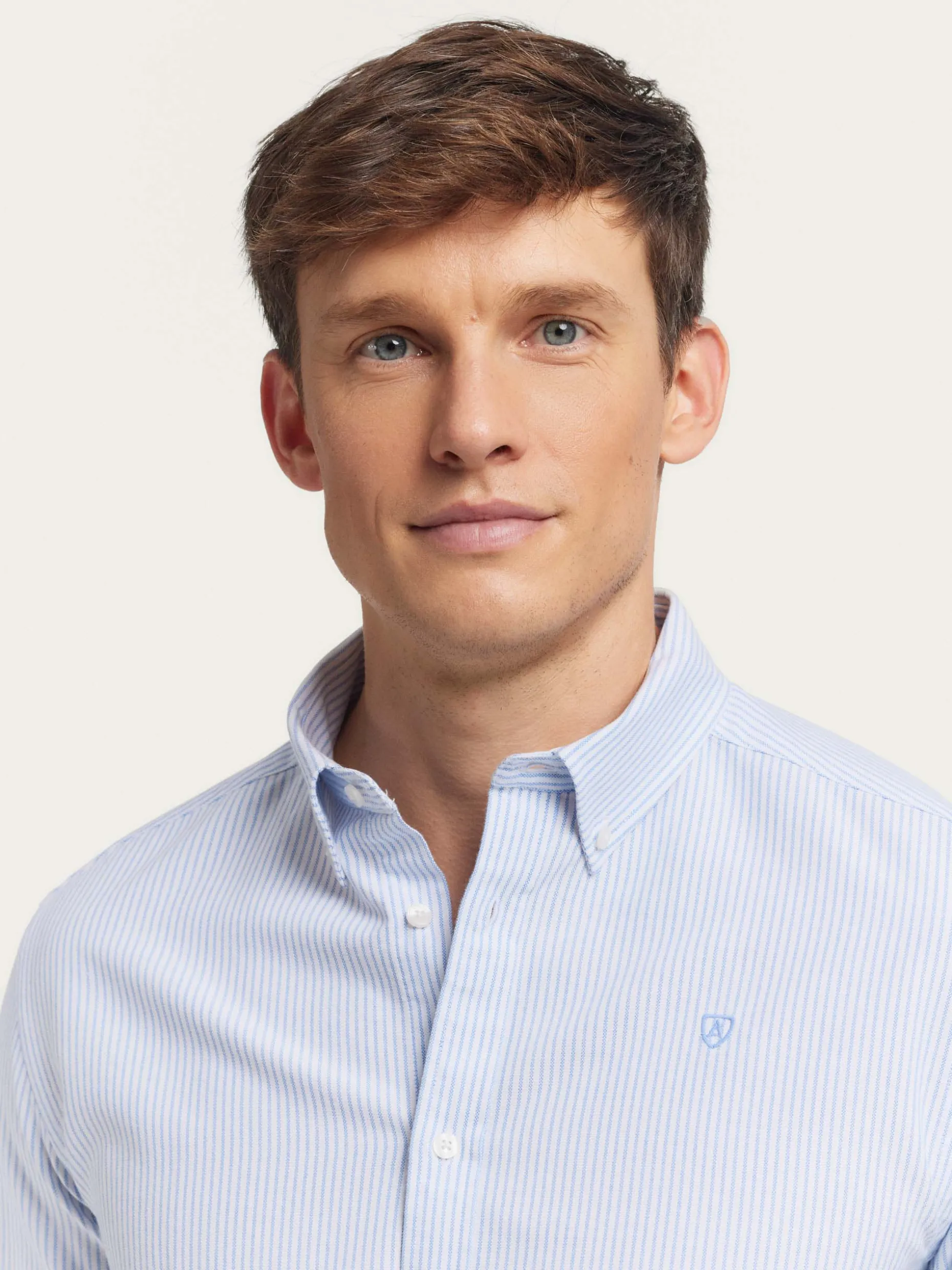 CAMISA OXFORD REGENT CELESTE