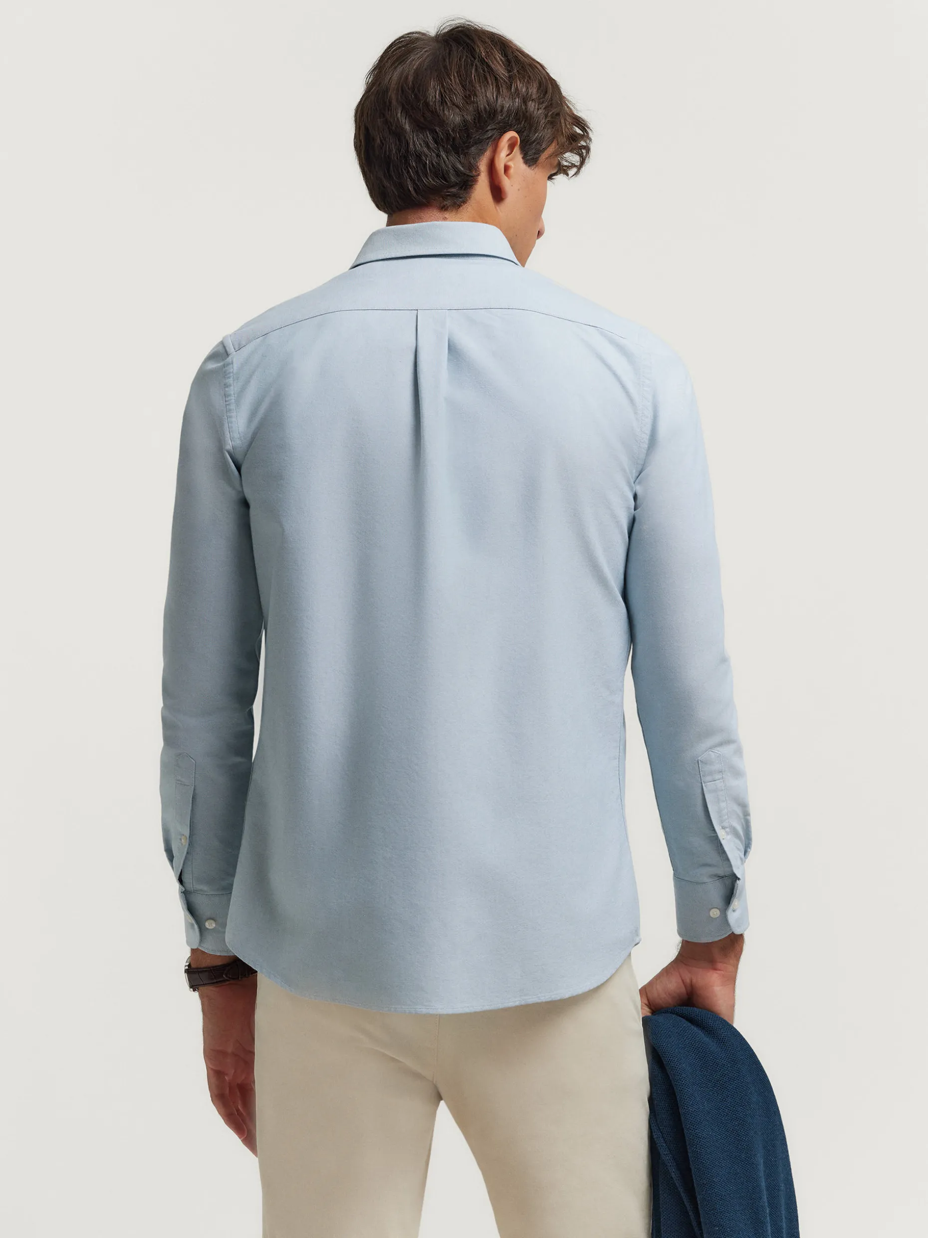 CAMISA OXFORD SOLID AZUL