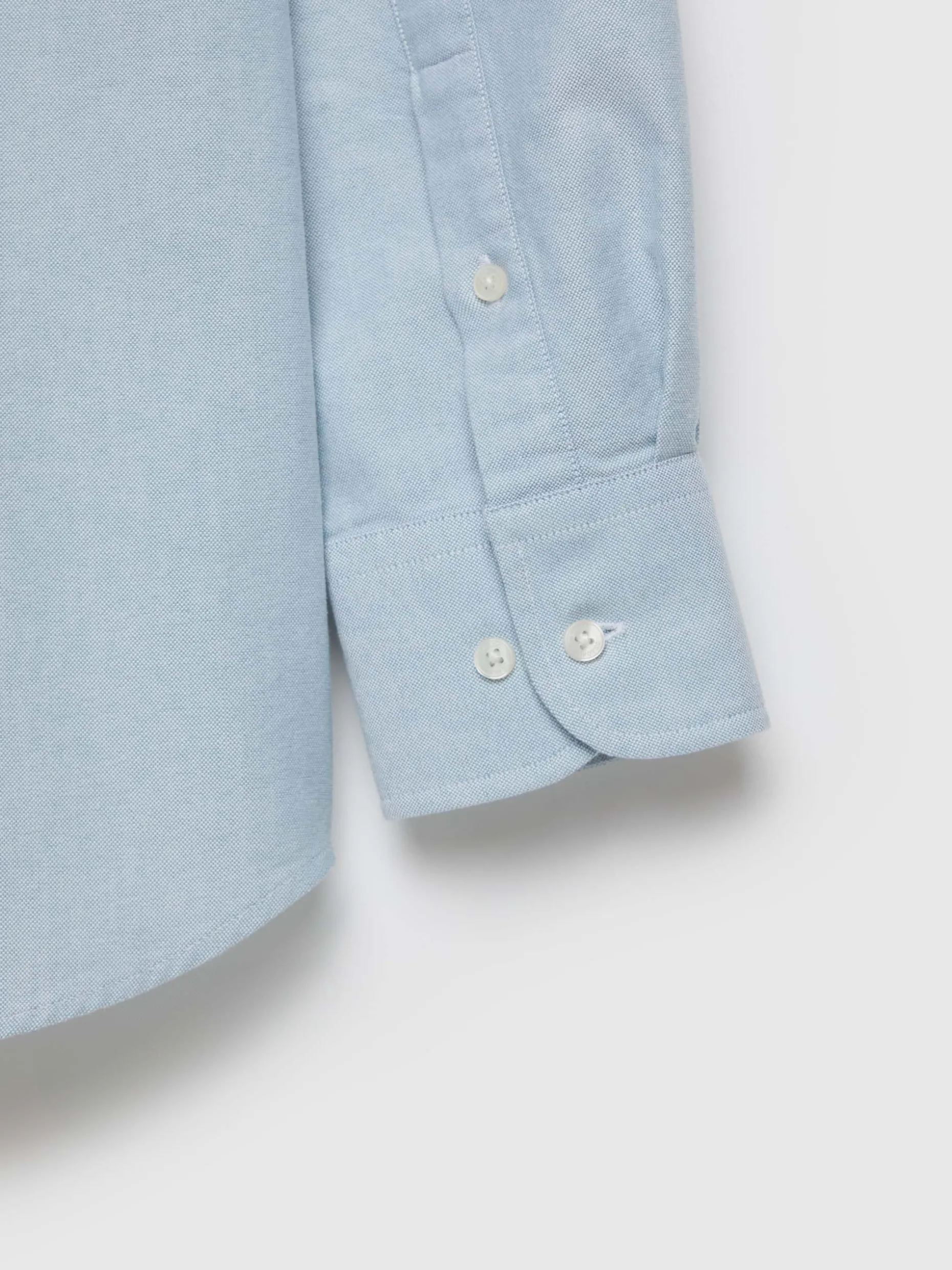 CAMISA OXFORD SOLID AZUL