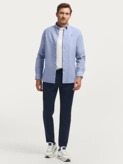 CAMISA OXFORD SOLID AZUL