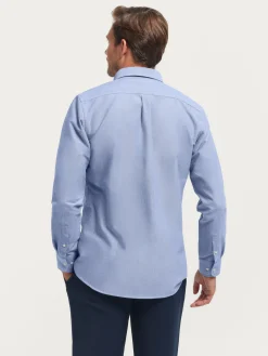 CAMISA OXFORD SOLID AZUL