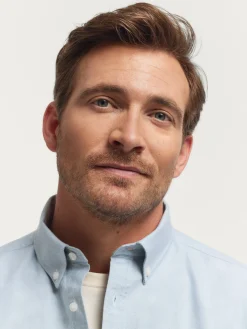 CAMISA OXFORD SOLID AZUL