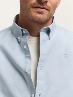 CAMISA OXFORD SOLID AZUL