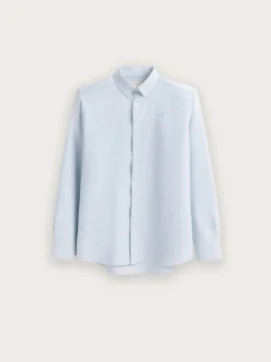 CAMISA OXFORD SOLID AZUL