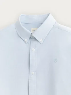 CAMISA OXFORD SOLID AZUL