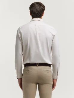 CAMISA OXFORD SOLID BEIGE
