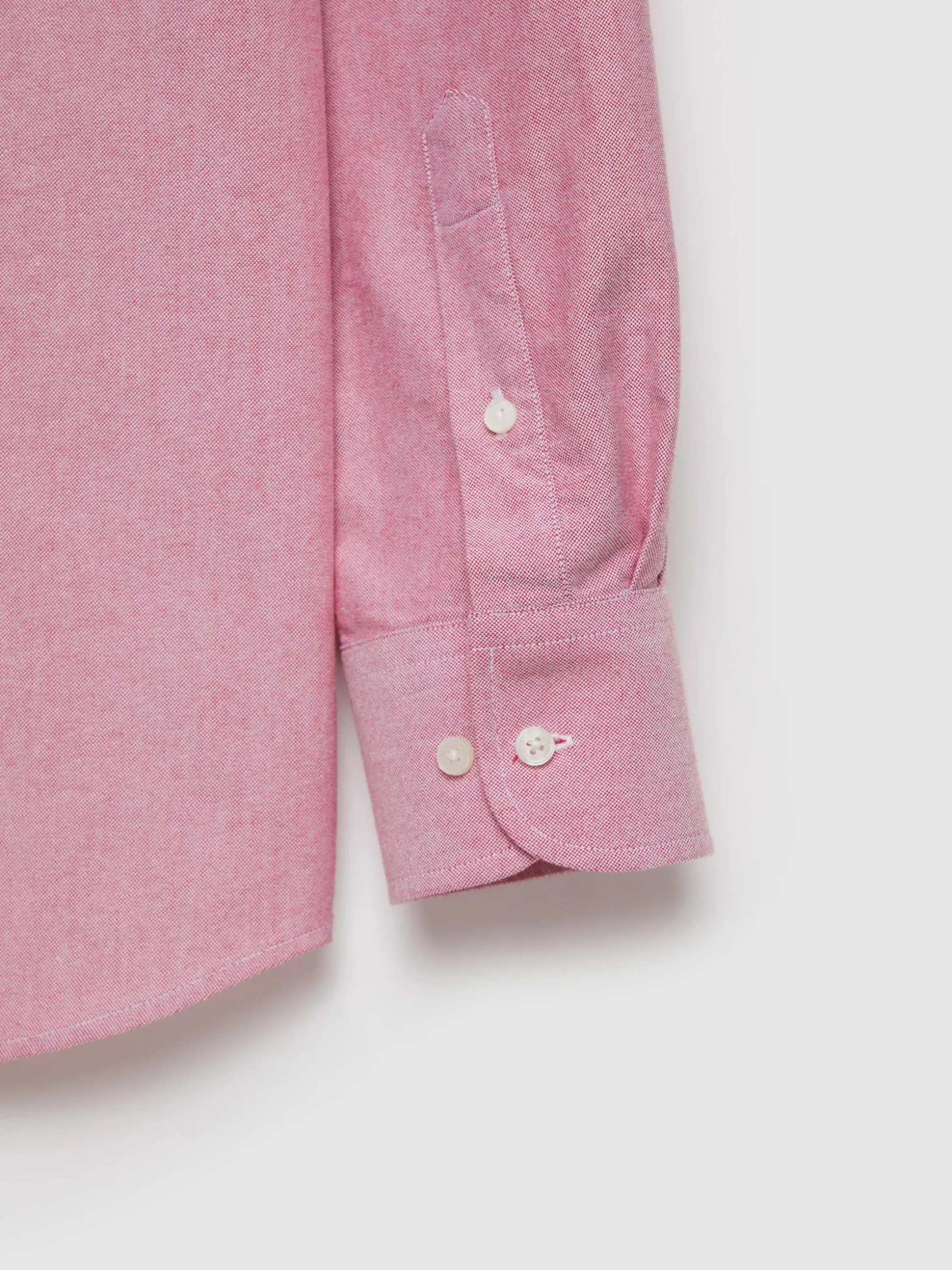 CAMISA OXFORD SOLID BURDEOS