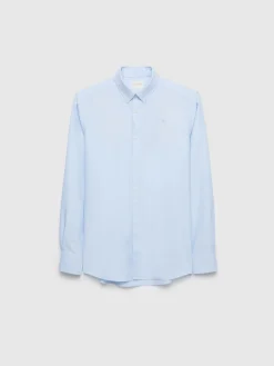 CAMISA OXFORD SOLID CELESTE