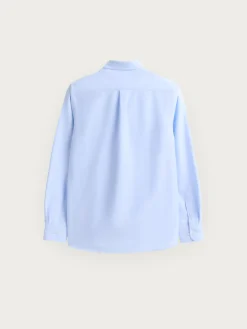 CAMISA OXFORD SOLID CELESTE