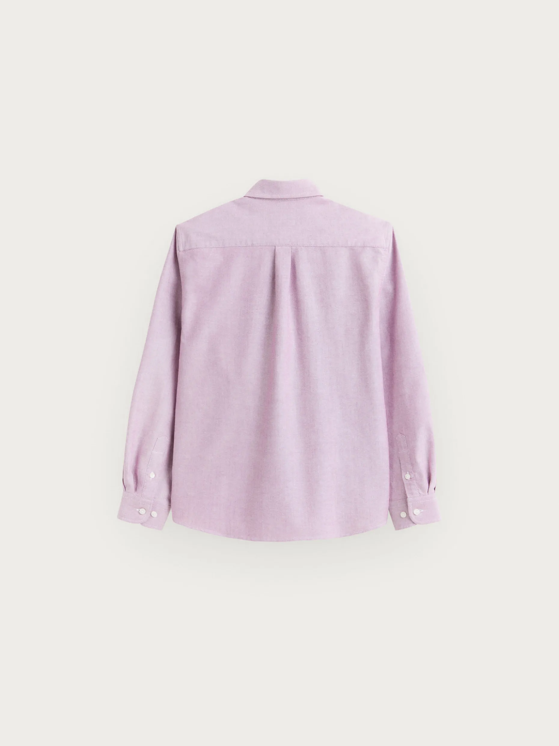 CAMISA OXFORD SOLID KIDS BURDEOS