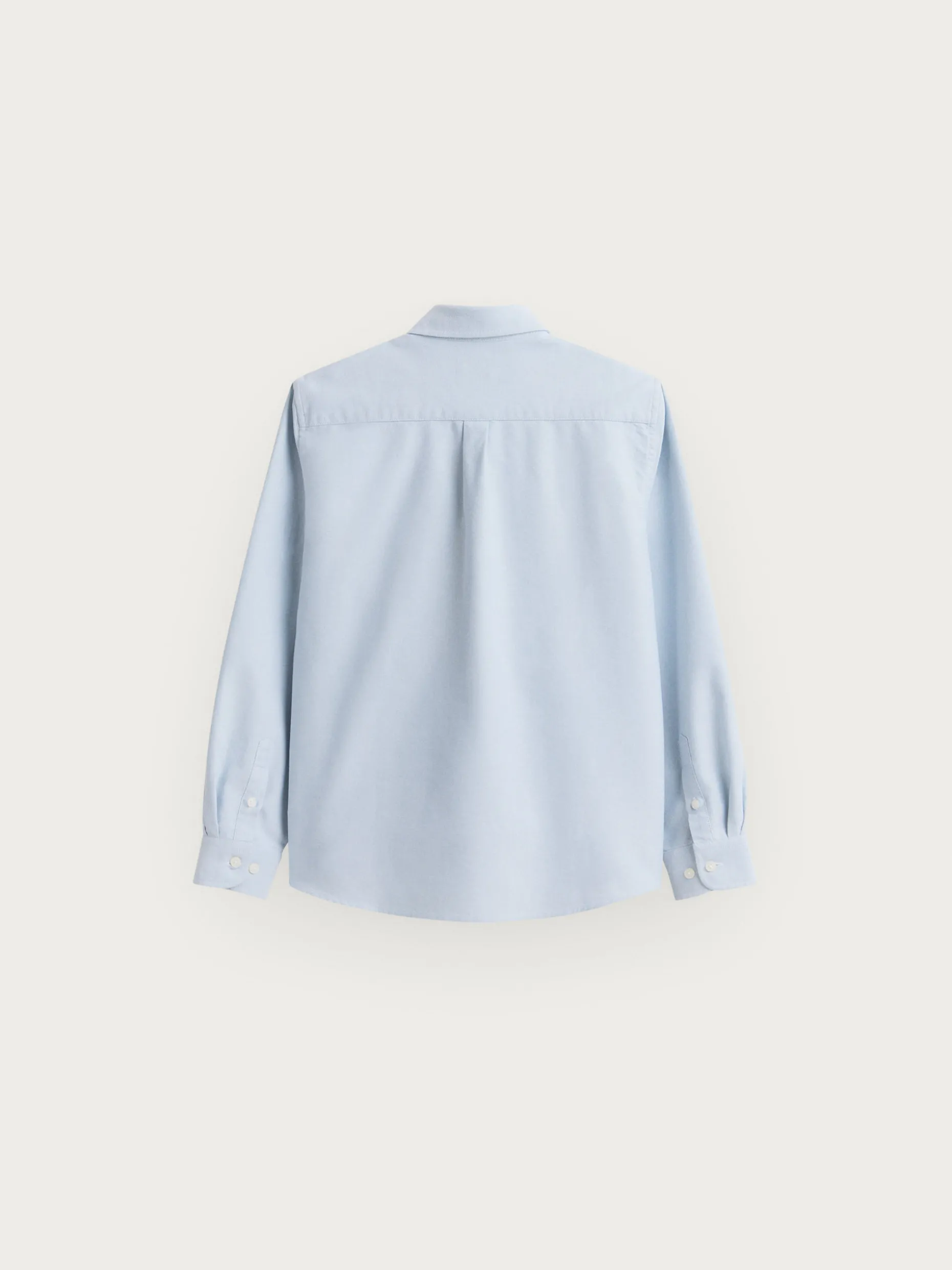 CAMISA OXFORD SOLID KIDS AZUL