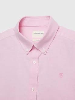 CAMISA OXFORD SOLID ROSA
