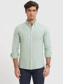 CAMISA OXFORD SOLID VERDE