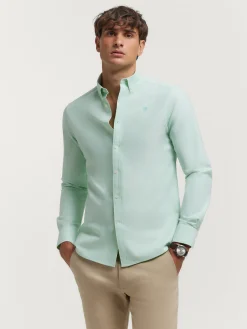 CAMISA OXFORD SOLID VERDE