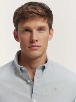 CAMISA OXFORD SOLID VERDE