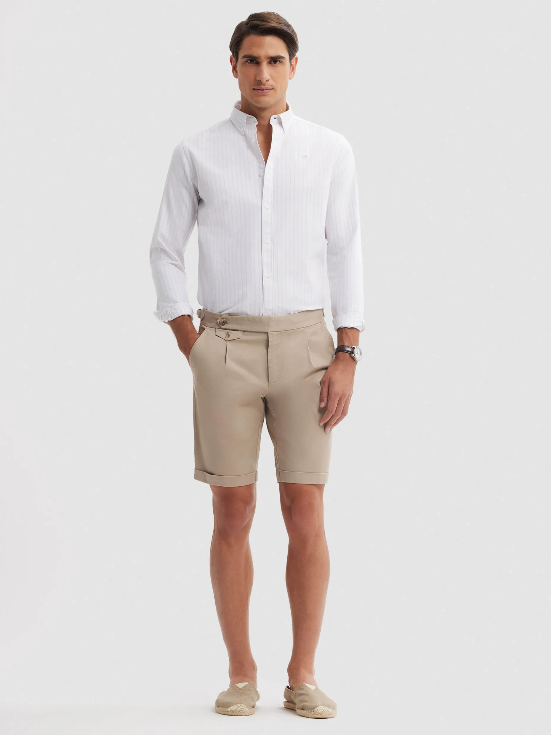 CAMISA OXFORD SUNNY BEIGE