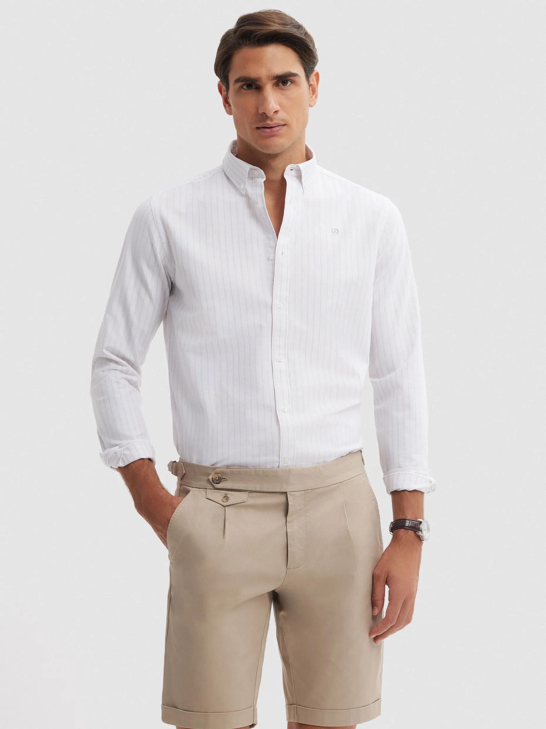 CAMISA OXFORD SUNNY BEIGE